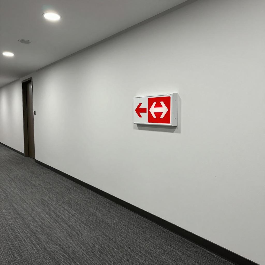 壁挂式小型单面楼层左向应急标志灯产品特点与技术参数详解第一张图