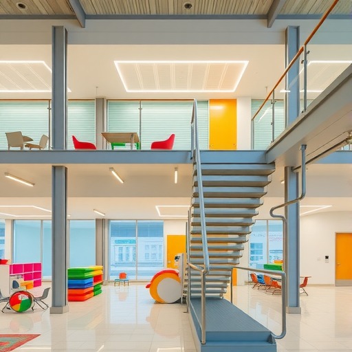 裙房内儿童活动场所的疏散楼梯必须独立设置么?