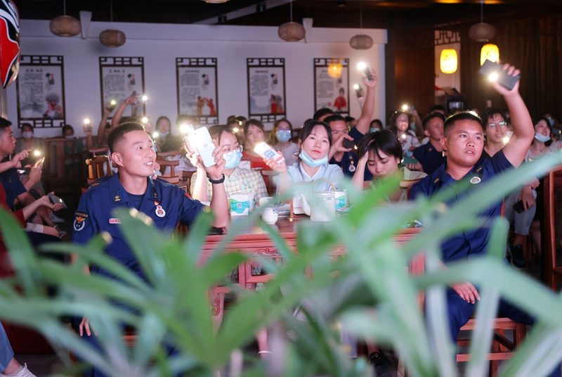 七夕联谊助力消防员婚恋 传统文化传递幸福