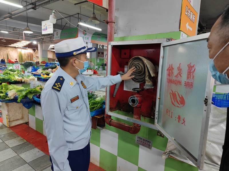 农贸市场消防安全整治行动强化安全防控