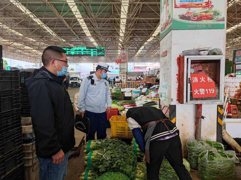 农贸市场消防安全整治行动强化安全防控