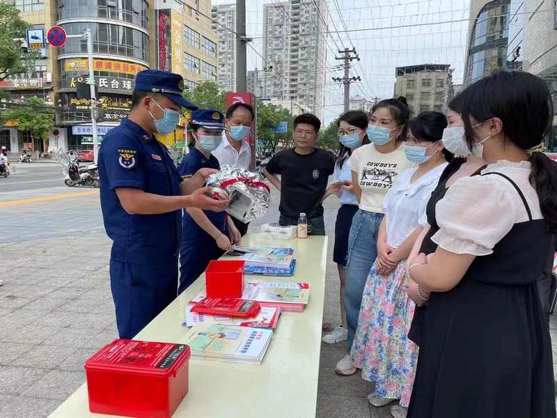 黄冈安全生产月消防宣传全面铺开筑牢安全防线
