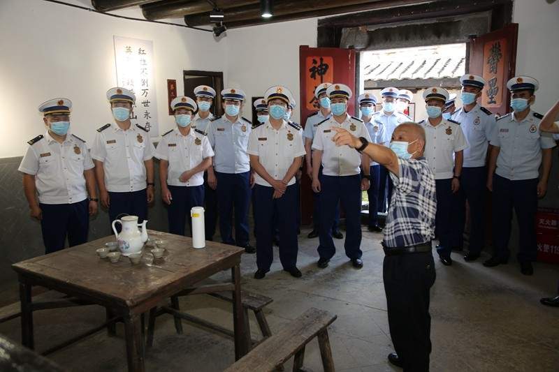 消防救援队伍主题党日活动献礼建党百年