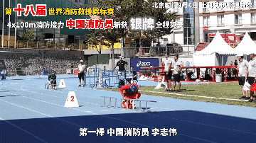中国斩获世锦赛消防接力首枚银牌,团队协作创佳绩 中国斩获世锦赛消防接力首枚银牌,团队协作创佳绩