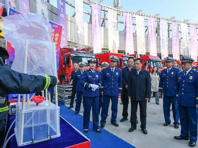 山西省消防宣传月活动启动 强化预防为主理念