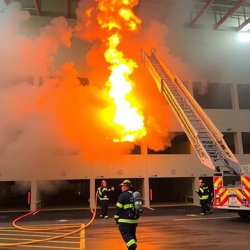 青海省地下建筑灭火救援演练提升应急能力