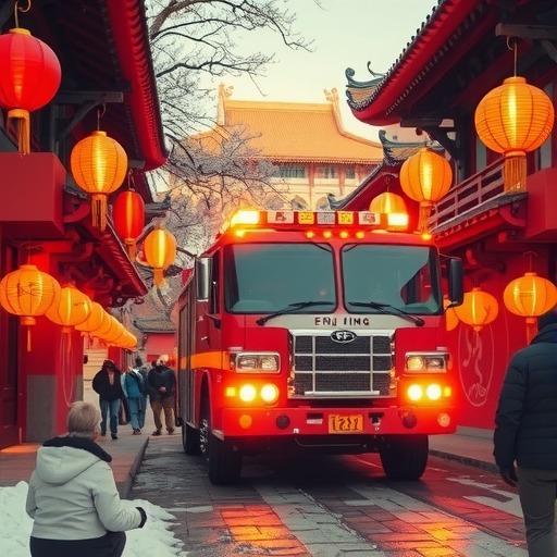 北京春节消防宣传守护安全环境