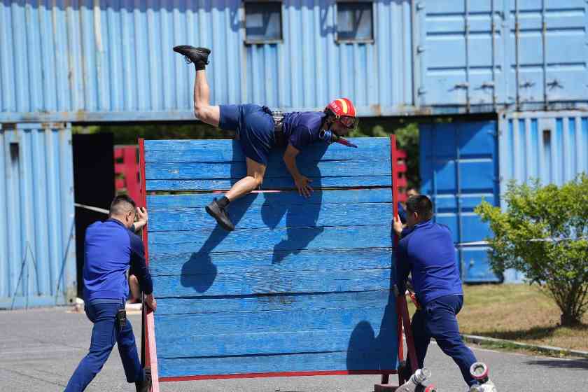 萍乡消防冬春实战练兵竞赛提升城市安全防护水平