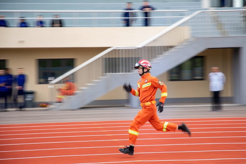 消防行业运动会 检验专业技能 法规装备展示