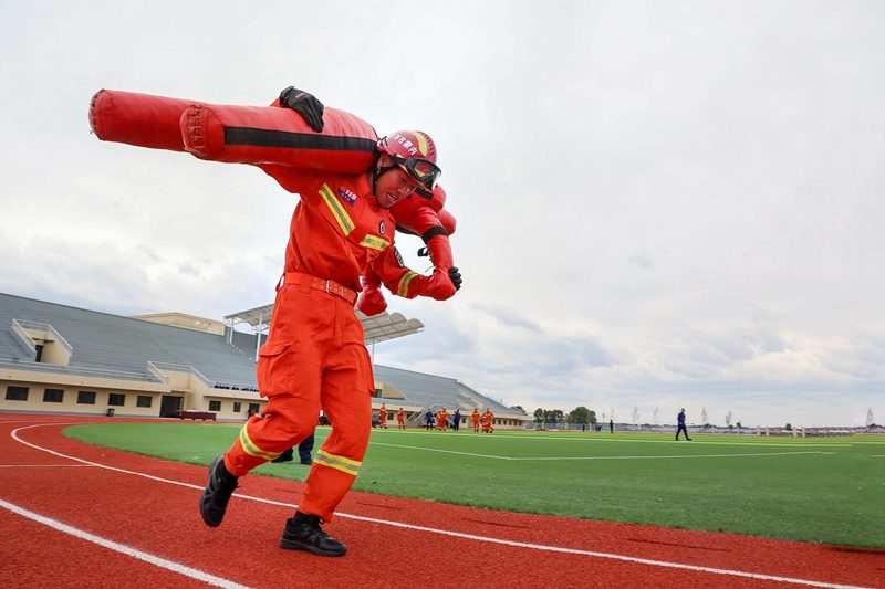 消防行业运动会 检验专业技能 法规装备展示