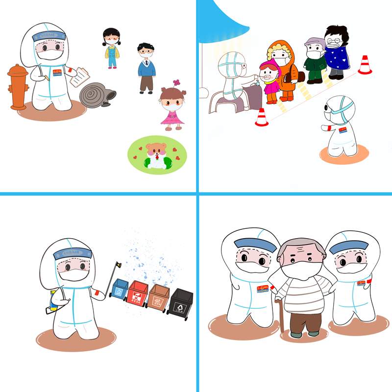 抗疫一线的守护者：消防员与教师志愿者的温暖故事