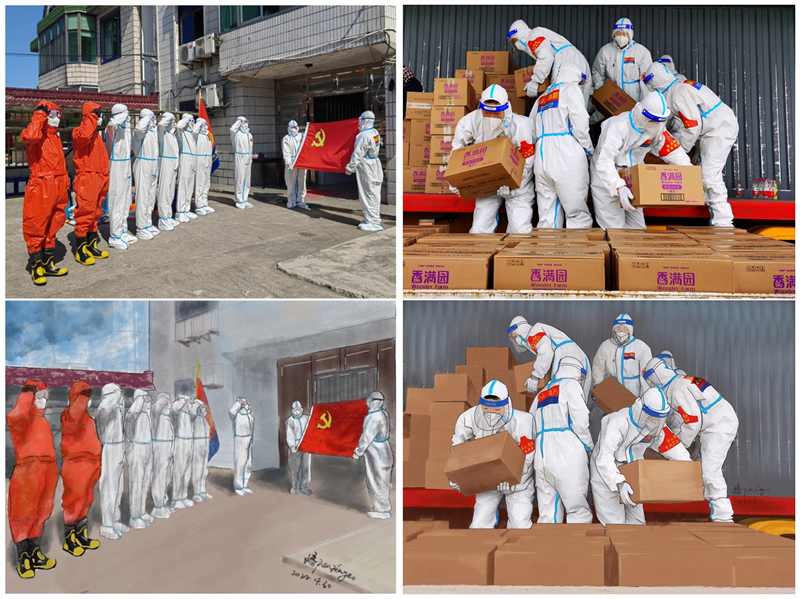 抗疫一线的守护者：消防员与教师志愿者的温暖故事