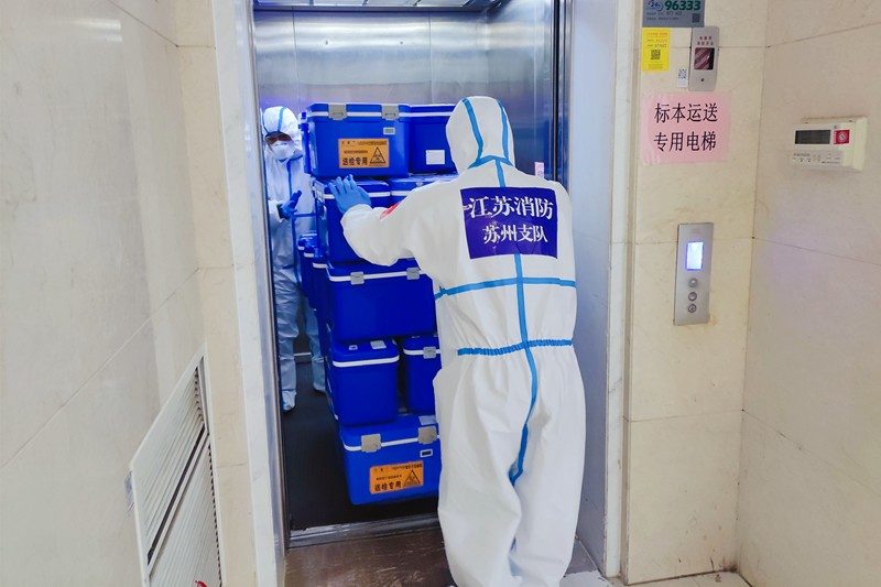 消防青年志愿者筑牢疫情防控防线