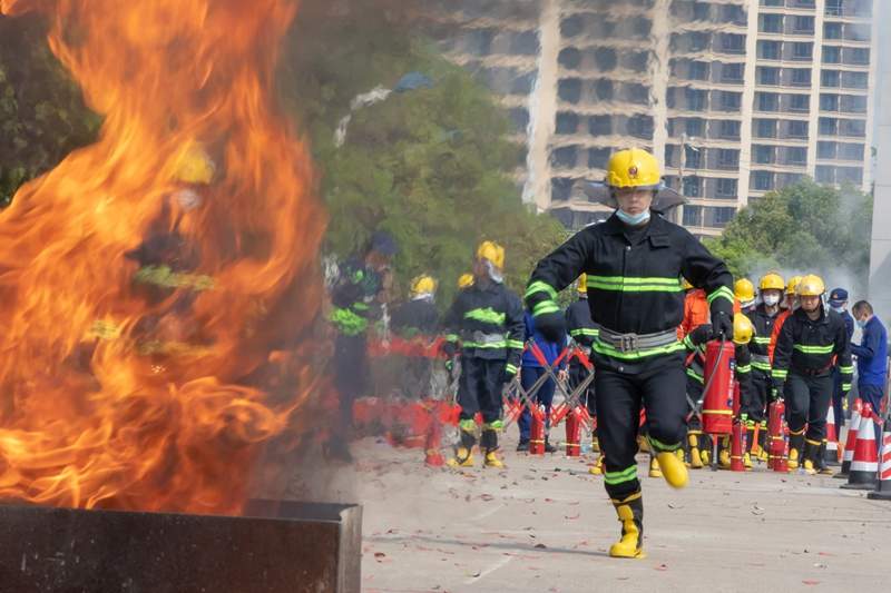 职工消防技能也可以这样"燃"！
