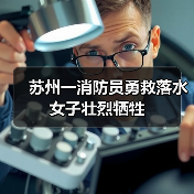 苏州一消防员勇救落水女子壮烈牺牲(图1) 苏州一消防员勇救落水女子壮烈牺牲(图1)