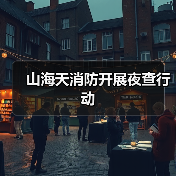 山海天消防开展夜查行动（图1）