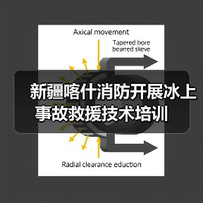 新疆喀什消防开展冰上事故救援技术培训（图2）