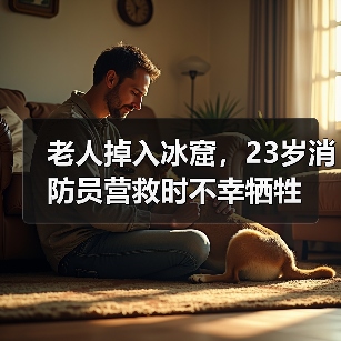 老人掉入冰窟，23岁消防员营救时不幸牺牲（图3）