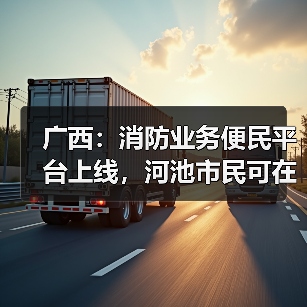 广西：消防业务便民平台上线，河池市民可在网上办理业务（图3）
