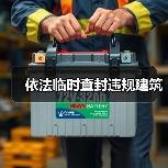 依法临时查封违规建筑（图1）