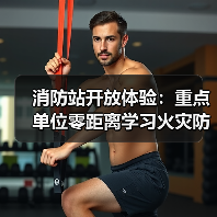 消防站开放体验:重点单位零距离学习火灾防控(图4) 消防站开放体验:重点单位零距离学习火灾防控(图4)