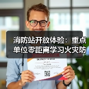 消防站开放体验:重点单位零距离学习火灾防控(图3) 消防站开放体验:重点单位零距离学习火灾防控(图3)