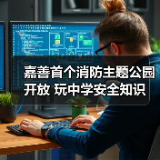 嘉善首个消防主题公园开放 玩中学安全知识（图3）