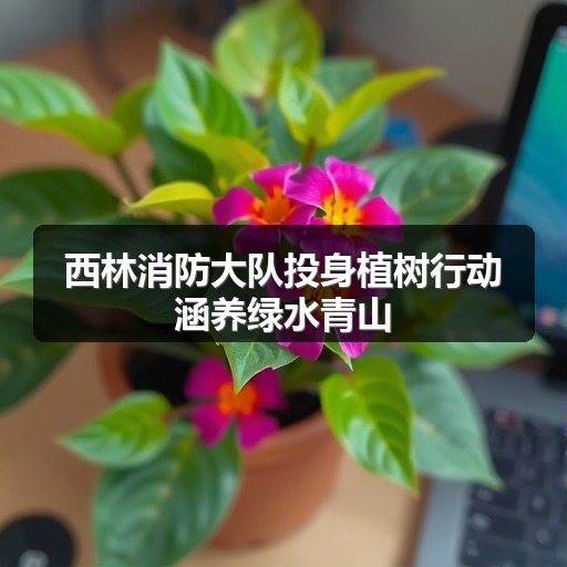 西林消防大队投身植树行动涵养绿水青山