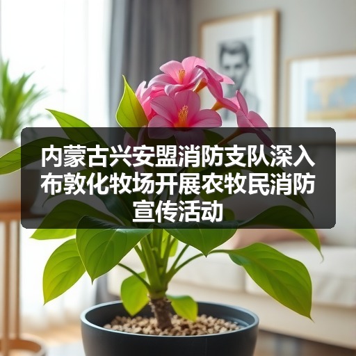 内蒙古兴安盟消防支队深入布敦化牧场开展农牧民消防宣传活动