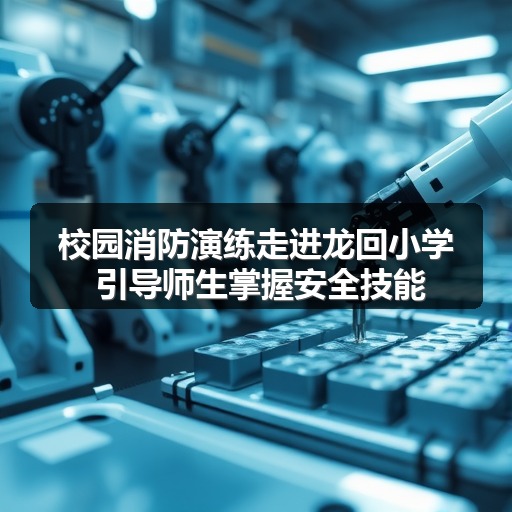 校园消防演练走进龙回小学 引导师生掌握安全技能