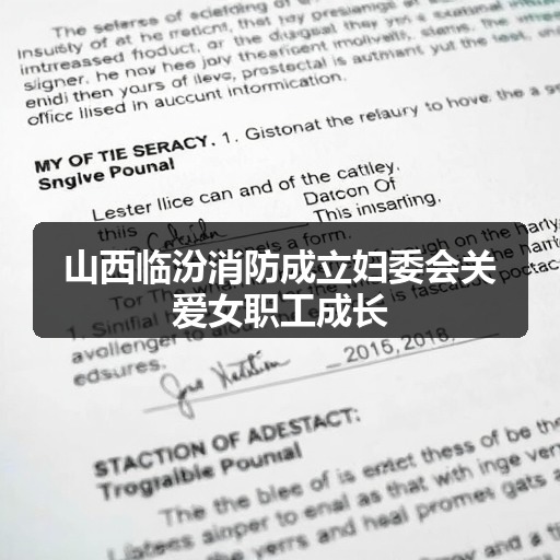 山西临汾消防成立妇委会关爱女职工成长