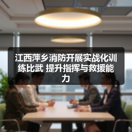 江西萍乡消防开展实战化训练比武 提升指挥与救援能力