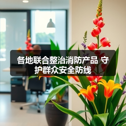 各地联合整治消防产品 守护群众安全防线