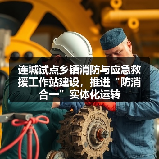连城试点乡镇消防与应急救援工作站建设,推进“防消合一”实体化运转
