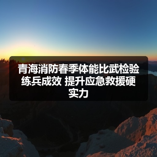 青海消防春季体能比武检验练兵成效 提升应急救援硬实力