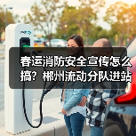 春运消防安全宣传怎么搞？郴州流动分队进站护航（图1）