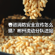 春运消防安全宣传怎么搞？郴州流动分队进站护航（图3）