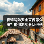 春运消防安全宣传怎么搞？郴州流动分队进站护航（图4）