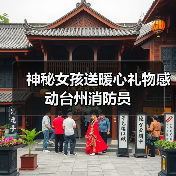 神秘女孩送暖心礼物感动台州消防员（图2）