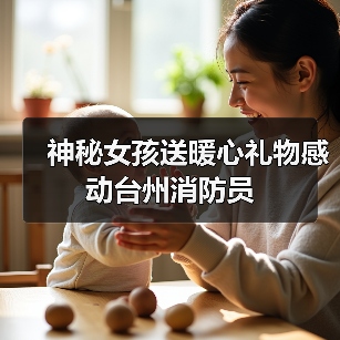 神秘女孩送暖心礼物感动台州消防员（图3）