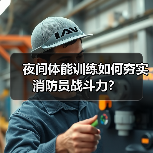 夜间体能训练如何夯实消防员战斗力？（图1）