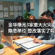 金华曝光3家重大火灾隐患单位 整改落实了吗？（图1）