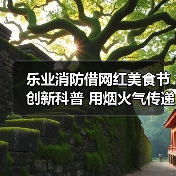 乐业消防借网红美食节创新科普 用烟火气传递消防知识（图4）