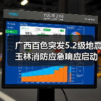 广西百色突发5.2级地震 玉林消防应急响应启动（图1）