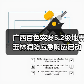 广西百色突发5.2级地震 玉林消防应急响应启动（图4）