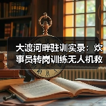 大渡河畔驻训实录:炊事员转岗训练无人机救援新装备(图1) 大渡河畔驻训实录:炊事员转岗训练无人机救援新装备(图1)
