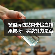 微型消防站突击检查结果揭秘:实战能力是否达标?(图1) 微型消防站突击检查结果揭秘:实战能力是否达标?(图1)
