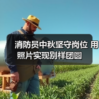 消防员中秋坚守岗位 用照片实现别样团圆(图4) 消防员中秋坚守岗位 用照片实现别样团圆(图4)