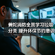 普陀消防全员学习垃圾分类 提升环保节约意识(图1) 普陀消防全员学习垃圾分类 提升环保节约意识(图1)