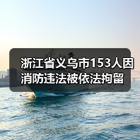 浙江省义乌市153人因消防违法被依法拘留(图1) 浙江省义乌市153人因消防违法被依法拘留(图1)